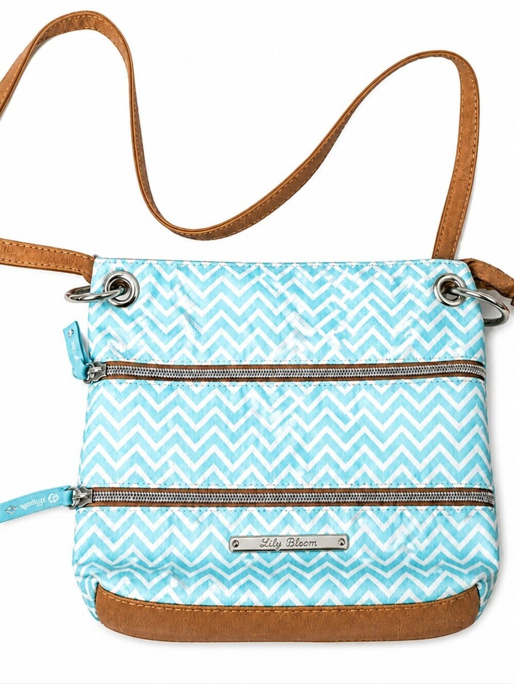 LILY BLOOM Denise Geo Tile Crossbody Bag.
